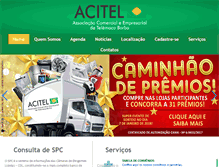 Tablet Screenshot of acitel.org.br